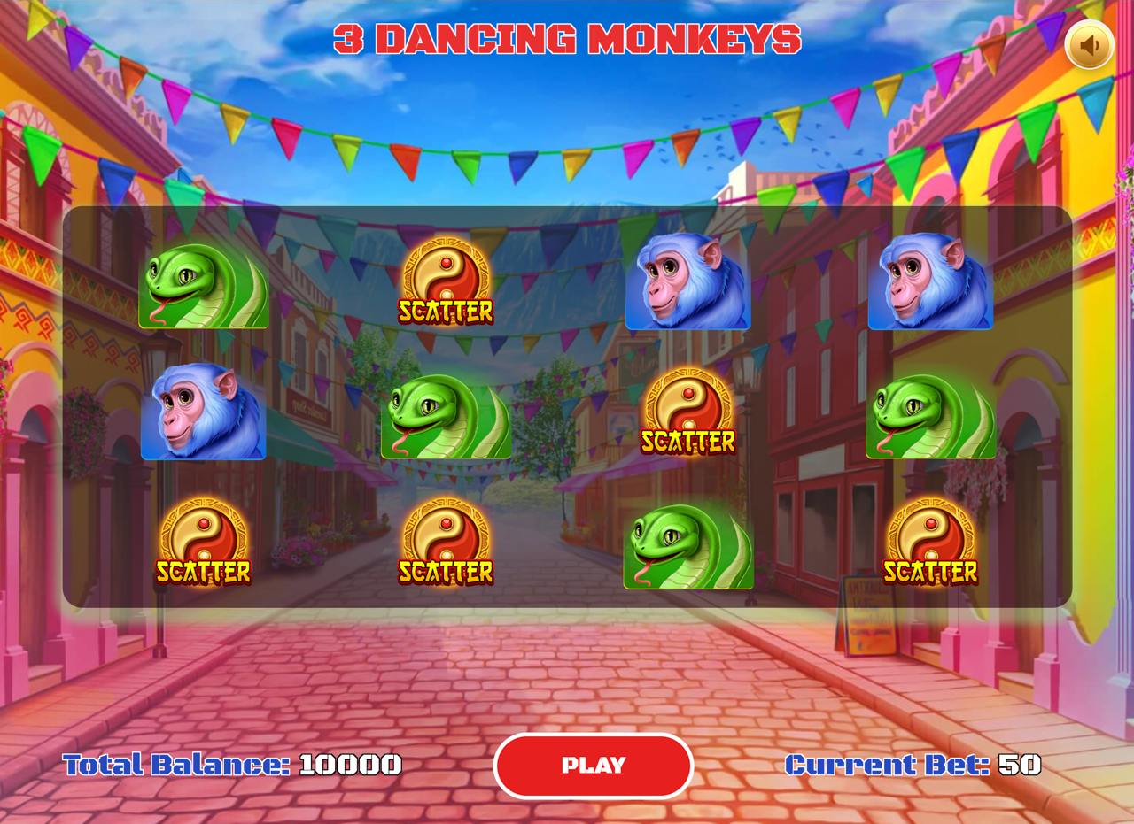 3 Dancing Monkeys Game